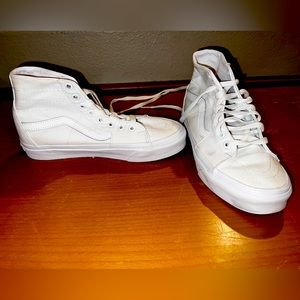 Vans white high tops